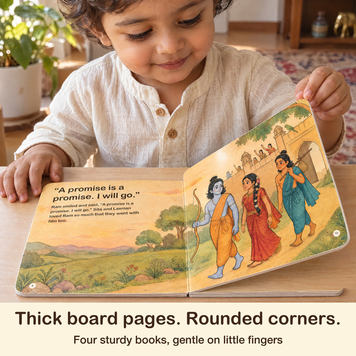 Mythology Stories – Values & Culture Storybook Set - Set of 4 | Ganesha, Rama, Krishna, Hanuman | Hindu Gods Stories for Kids 0-5 Years