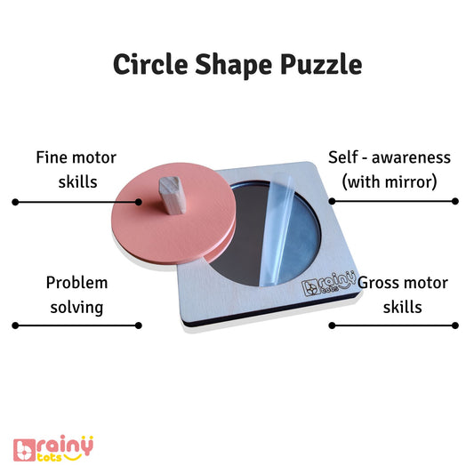 Discover the myriad benefits of our Circle Shape Puzzle, meticulously crafted to nurture cognitive development and fine motor skills in children. Delve into Brainytots to explore its educational advantages and enriching learning experiences.