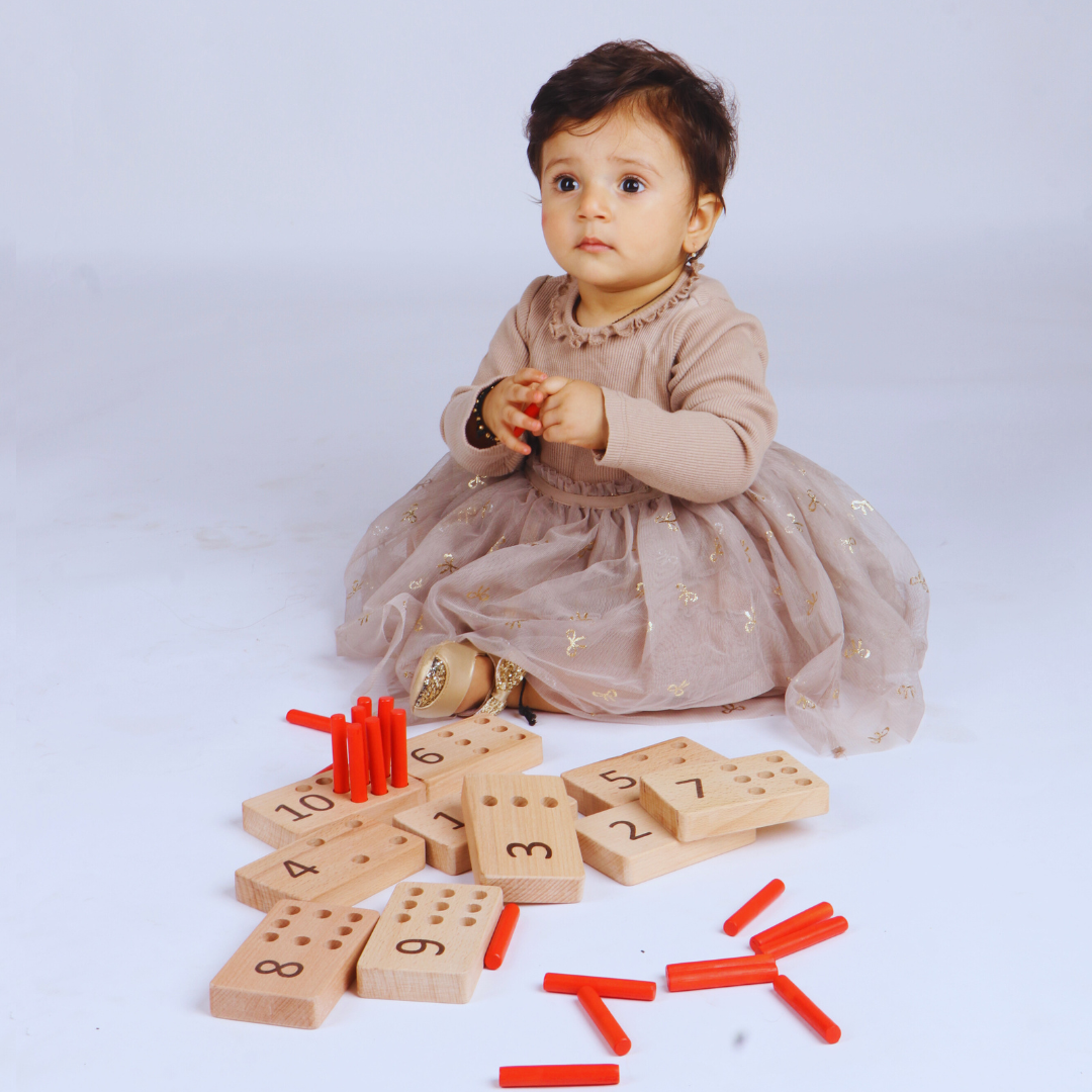 Numbers Peg Board for Kids 1 - 5 Years Old