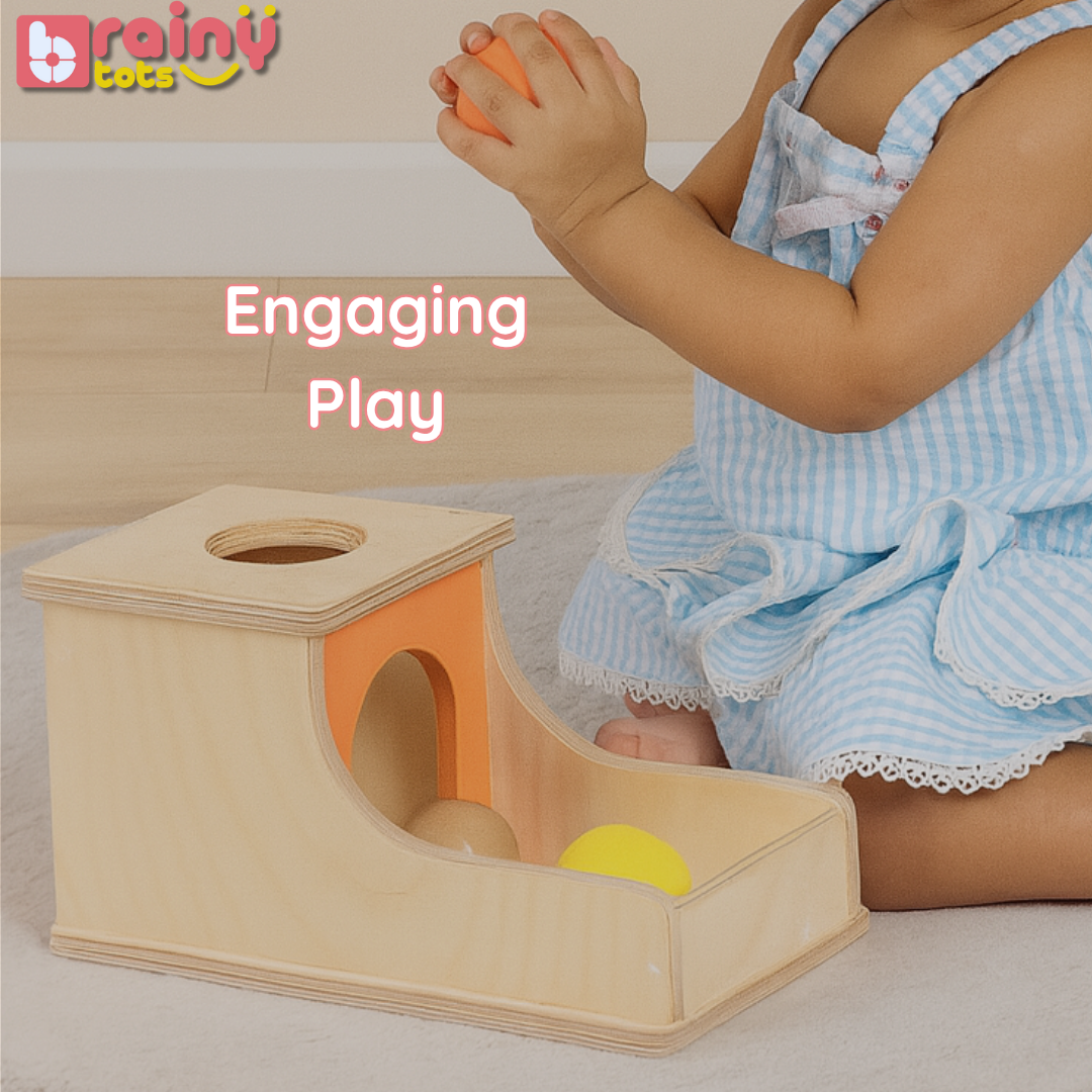 Object Permanence Box with 3 Balls