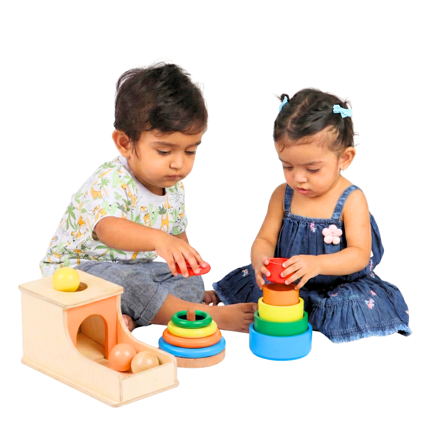 Baby Problem Solving Kit - Montessori Toys Gift Set for 6-18 Months