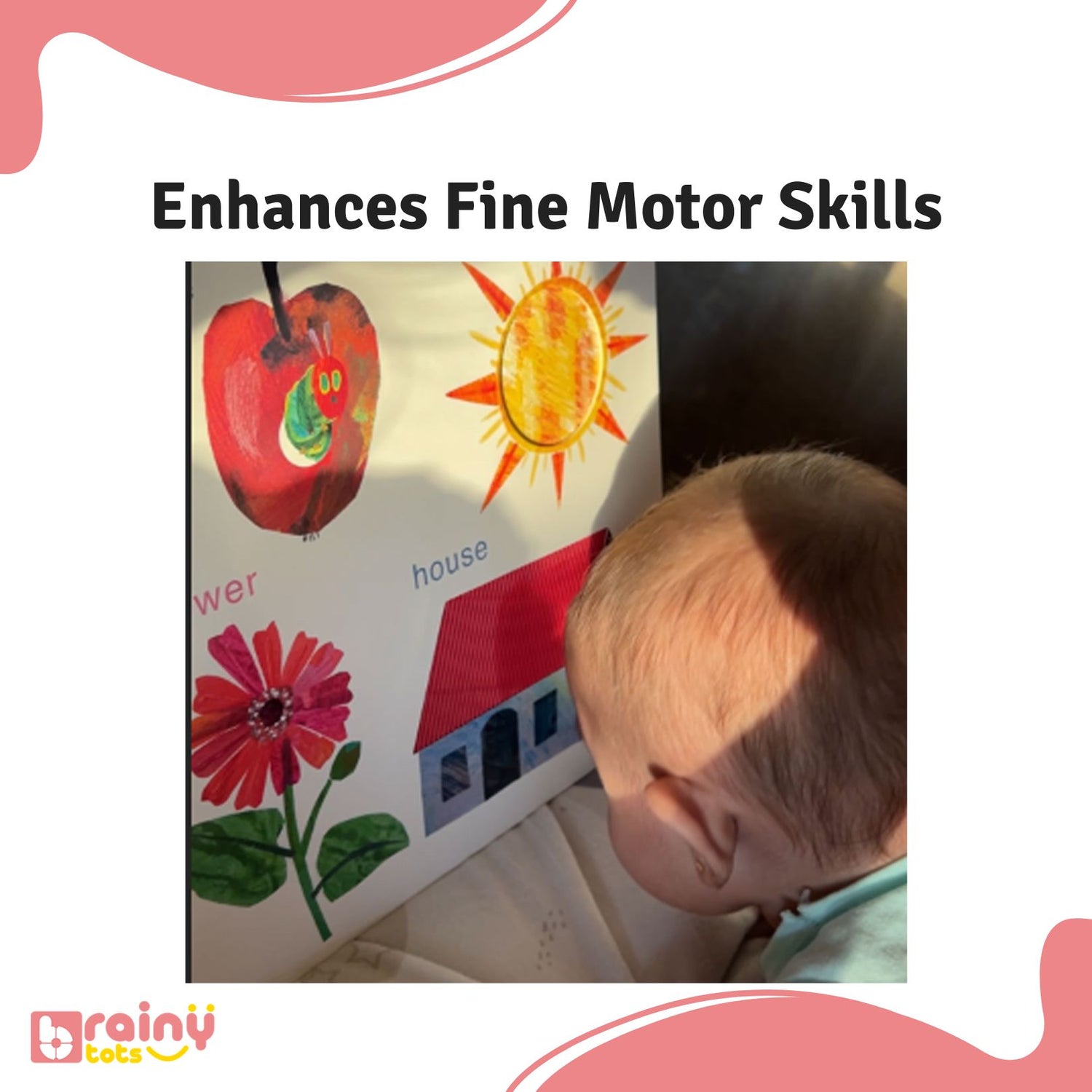 Enhance fine motor skills with our Touch and Feel Playbook. Designed with interactive textures and activities, this tactile learning tool provides an engaging way for young readers to develop hand-eye coordination and dexterity, fostering essential motor skills for early childhood development.