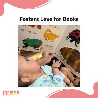 Nurture a love for books with our Touch and Feel Playbook. Through interactive textures and engaging content, this tactile learning tool offers a delightful way for young readers to explore the magic of storytelling, fostering a lifelong appreciation for literature and learning.