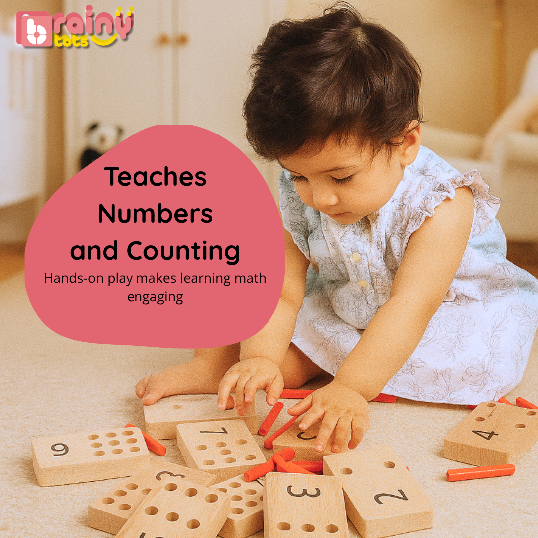 Numbers Peg Board for Kids 1 - 5 Years Old