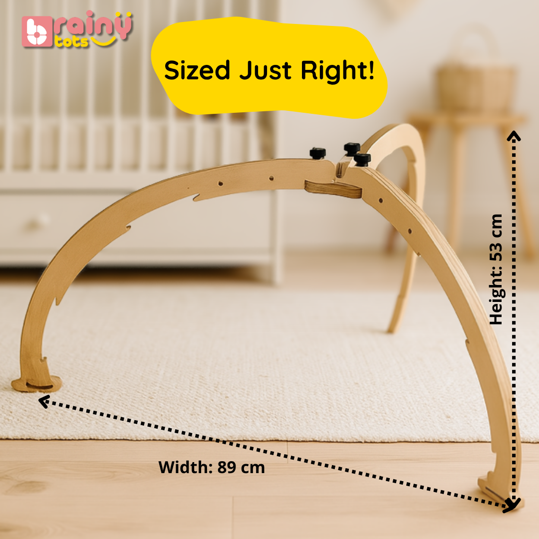 Wooden Play Gym - For 0 to 12 Months Old