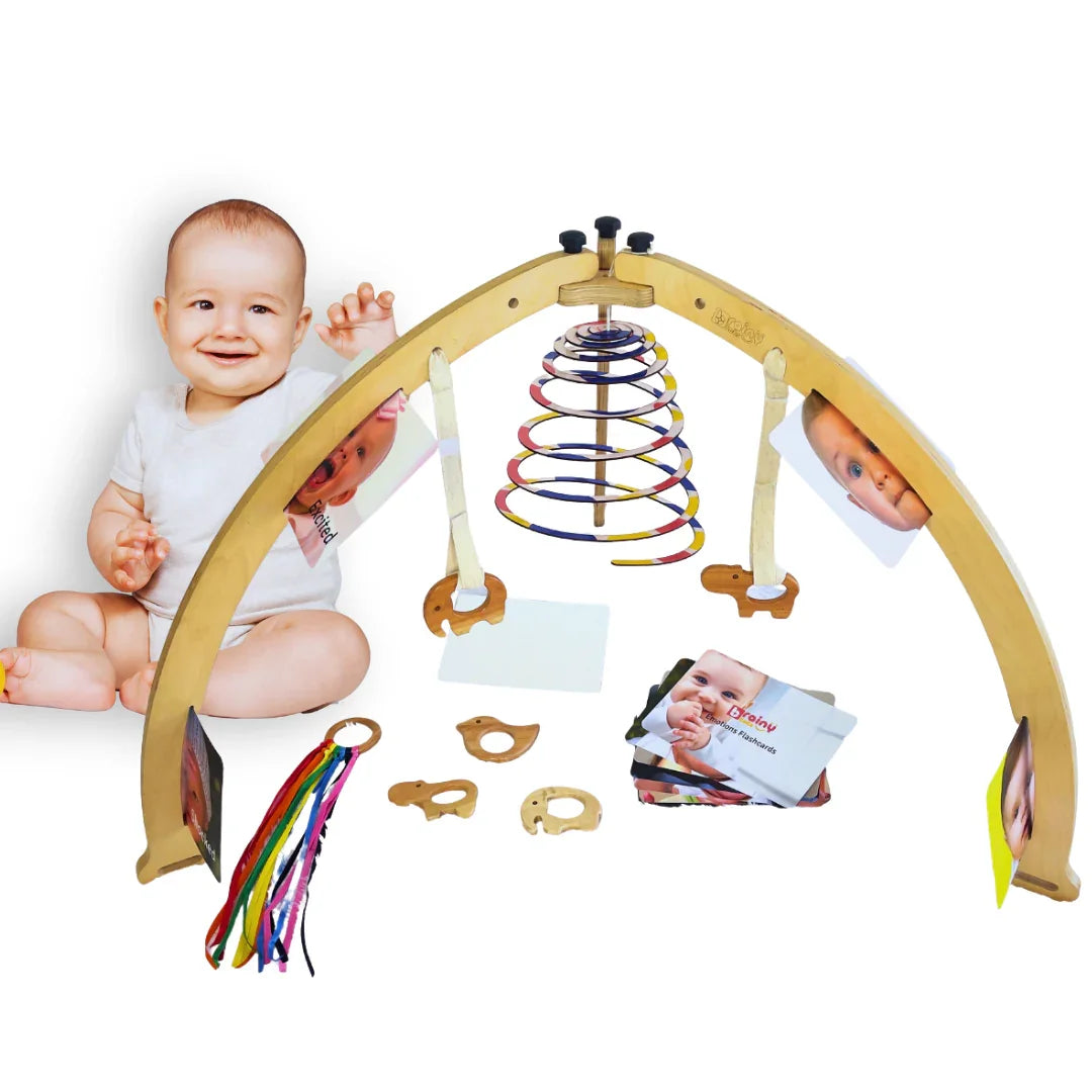 Wooden Play Gym - For 0 to 12 Months Old