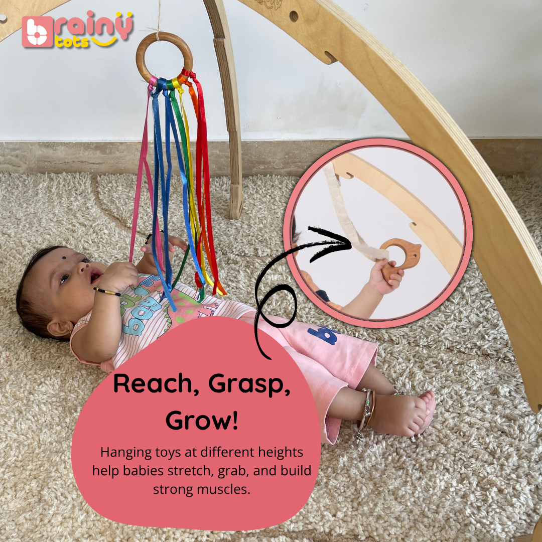 Wooden Play Gym - For 0 to 12 Months Old