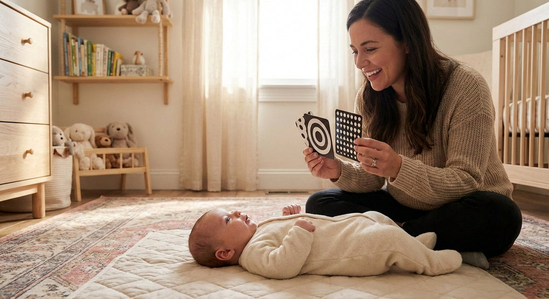 Newborn Vision Development Week‑by‑Week (0–3 Months) + Simple High‑Contrast Games