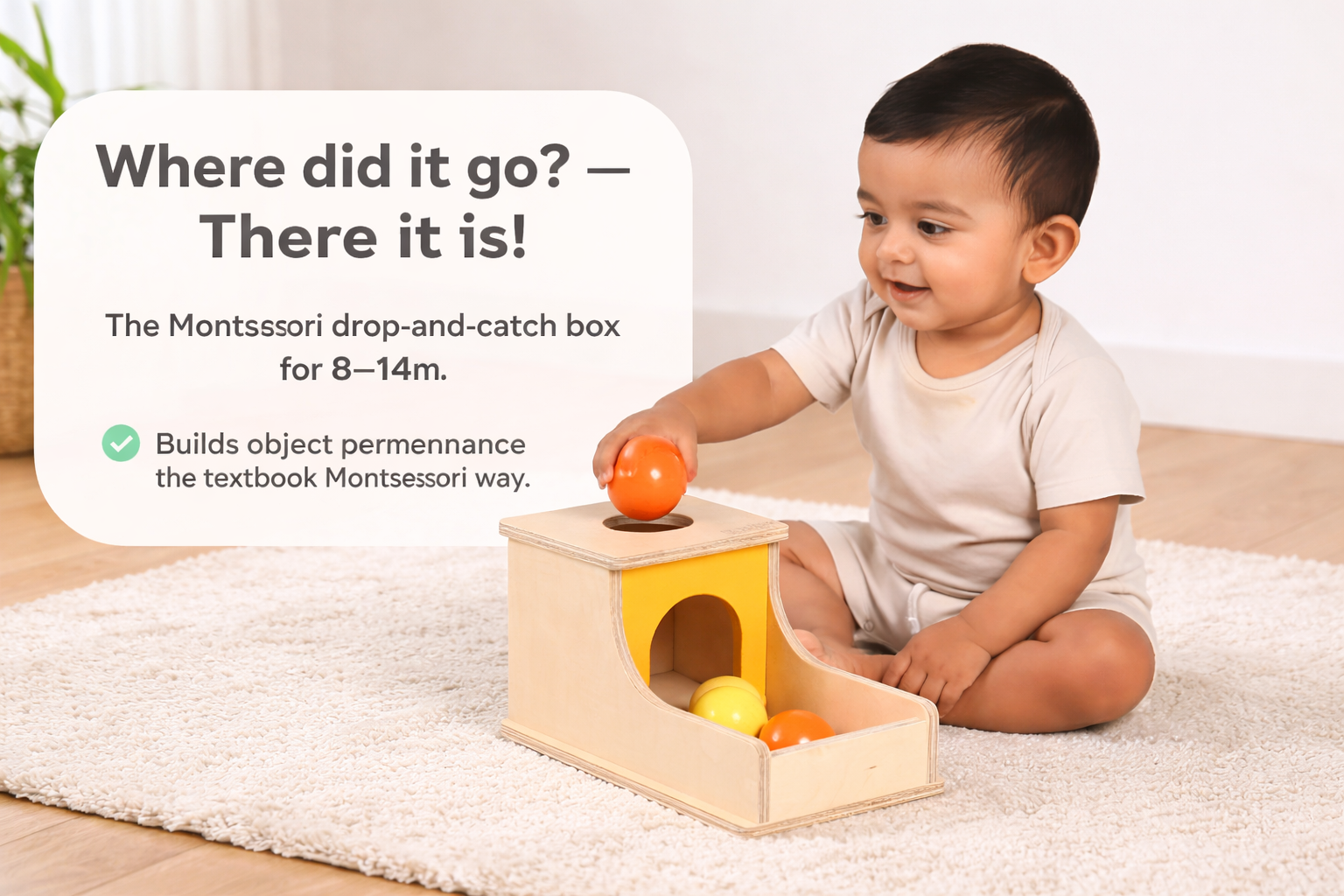 Where did it go? — There it is!