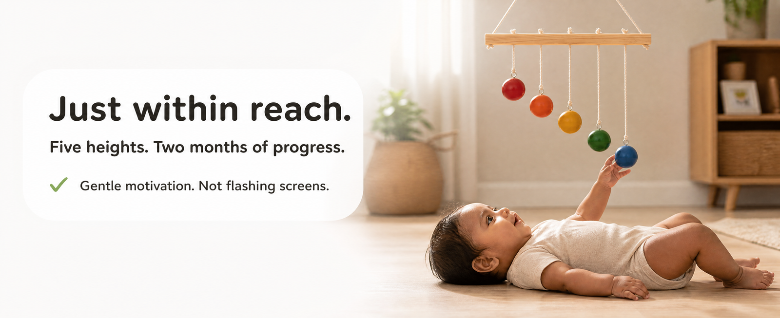 Just within reach.