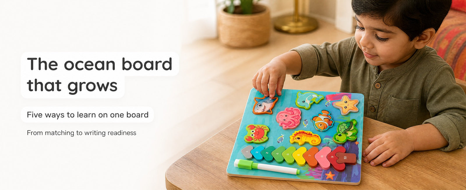 The ocean board that grows