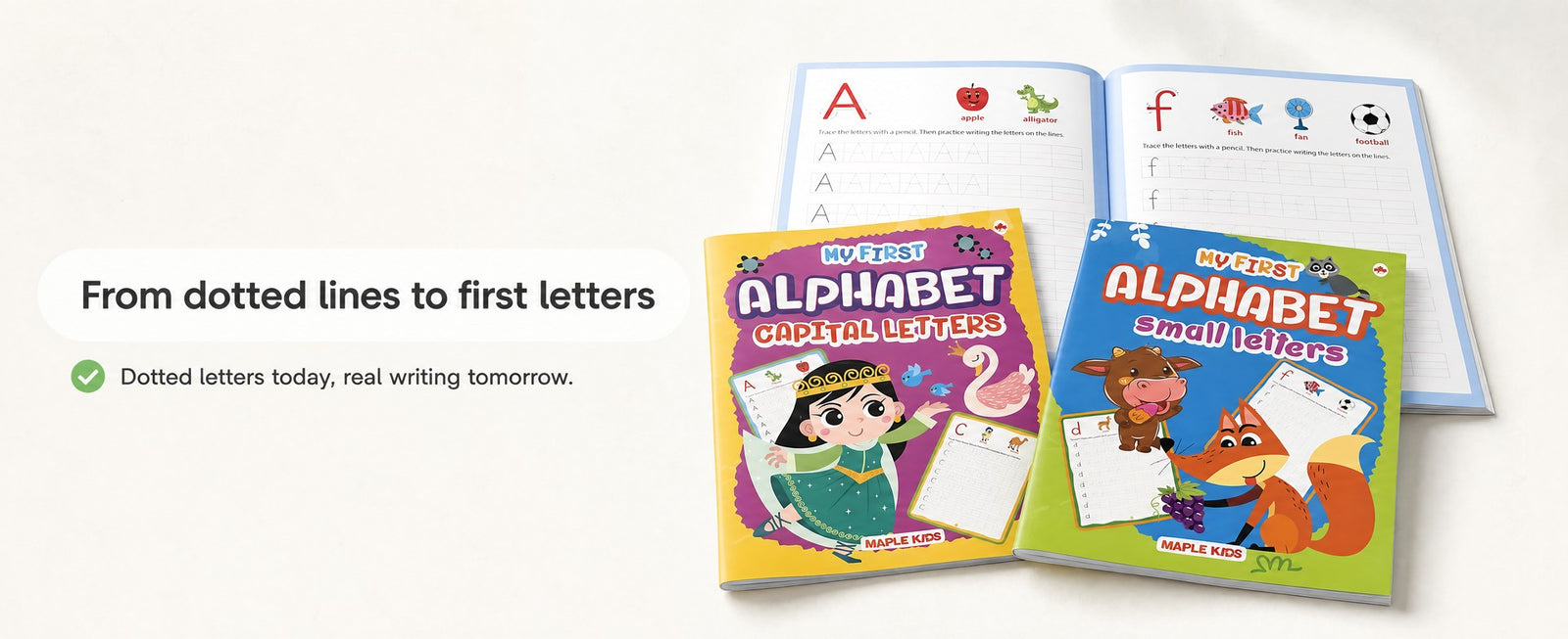 From dotted lines to first letters