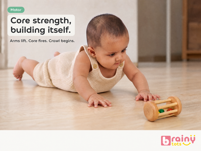 Core strength and crawling.