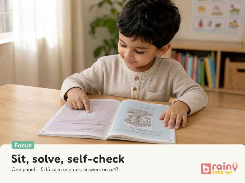 Sit, solve, self-check