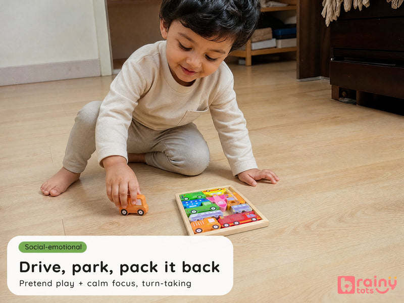Drive, park, pack it back