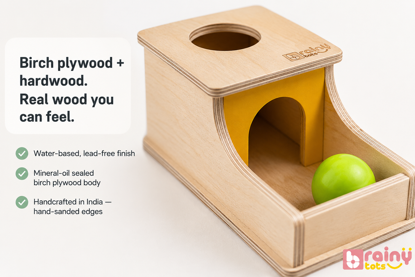 Real wood. Real finish. Real safety math.