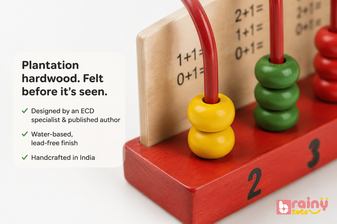 "Plantation hardwood. Felt before it's seen."