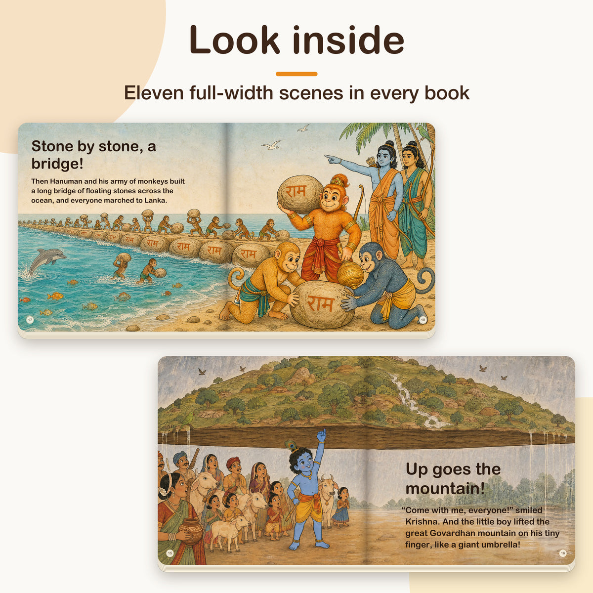 Mythology Stories – Values & Culture Storybook Set - Set of 4 | Ganesha, Rama, Krishna, Hanuman | Hindu Gods Stories for Kids 0-5 Years