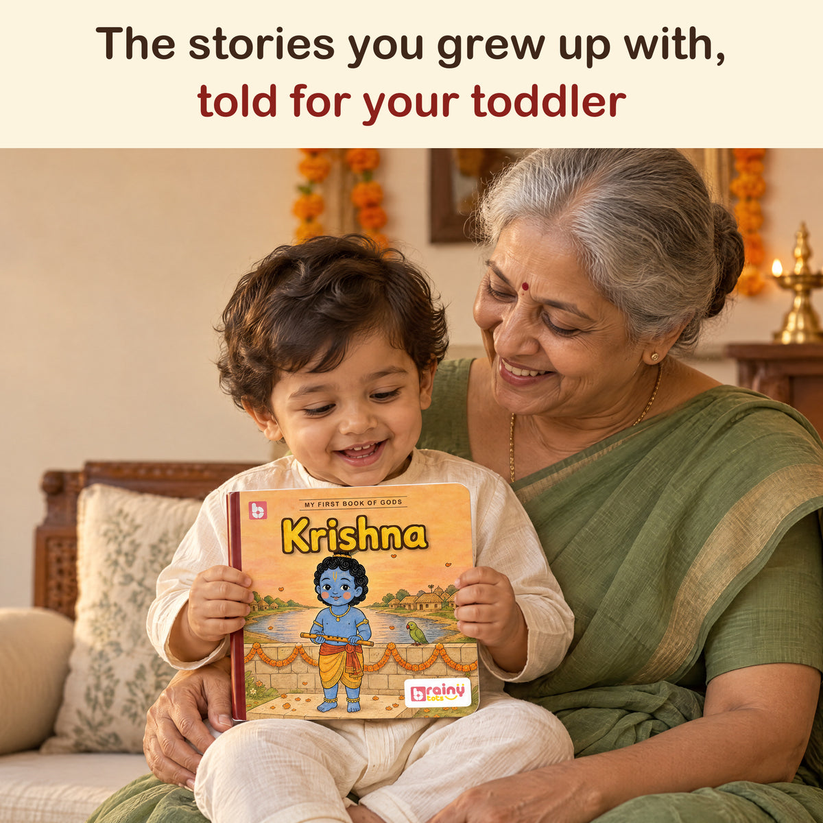 Mythology Stories – Values & Culture Storybook Set - Set of 4 | Ganesha, Rama, Krishna, Hanuman | Hindu Gods Stories for Kids 0-5 Years