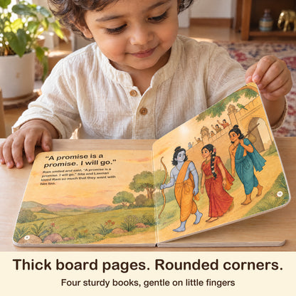 Mythology Stories – Values & Culture Storybook Set - Set of 4 | Ganesha, Rama, Krishna, Hanuman | Hindu Gods Stories for Kids 0-5 Years