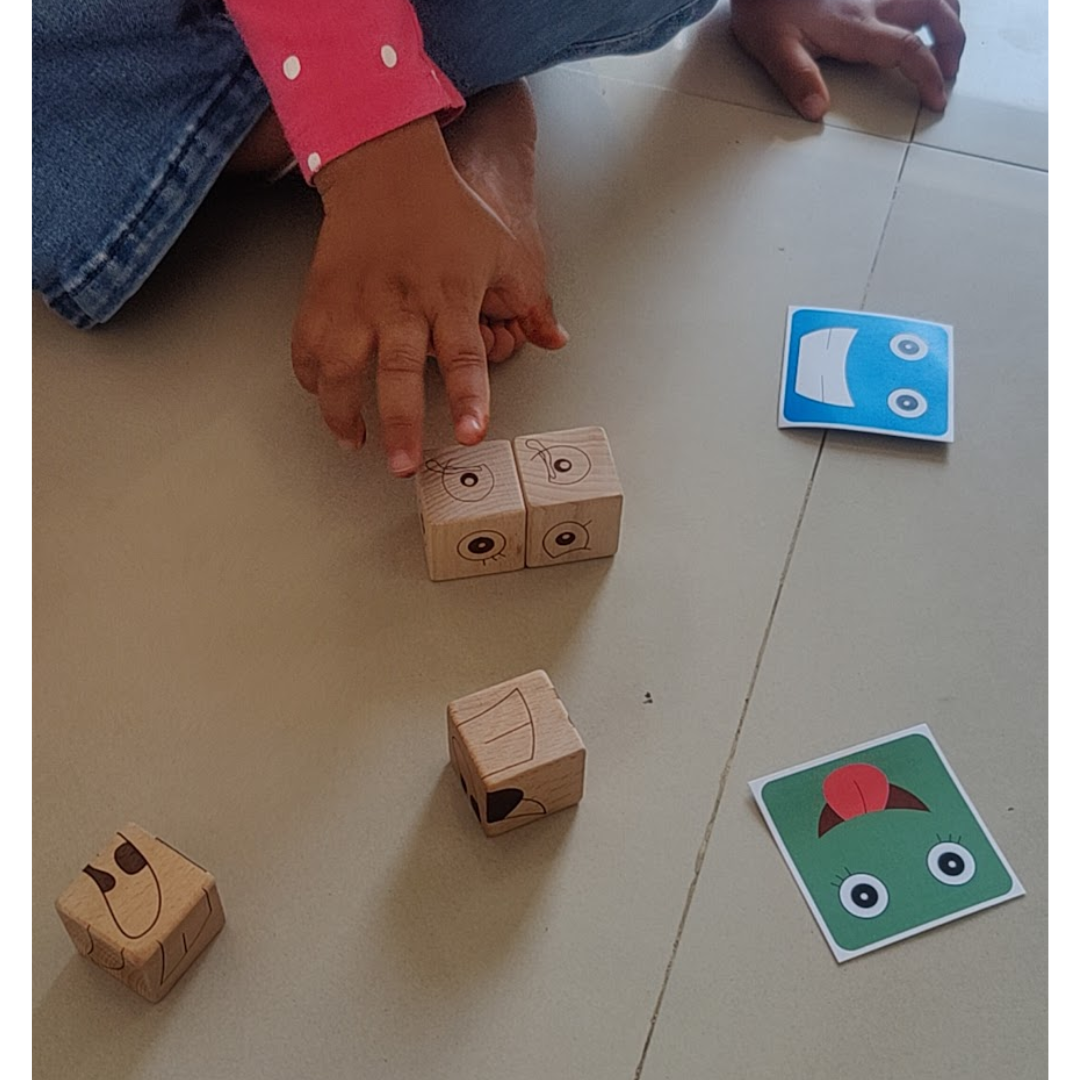 Faces Match Fun Cubes