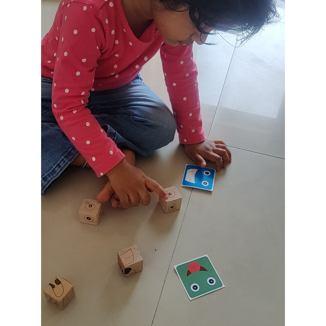 Faces Match Fun Cubes