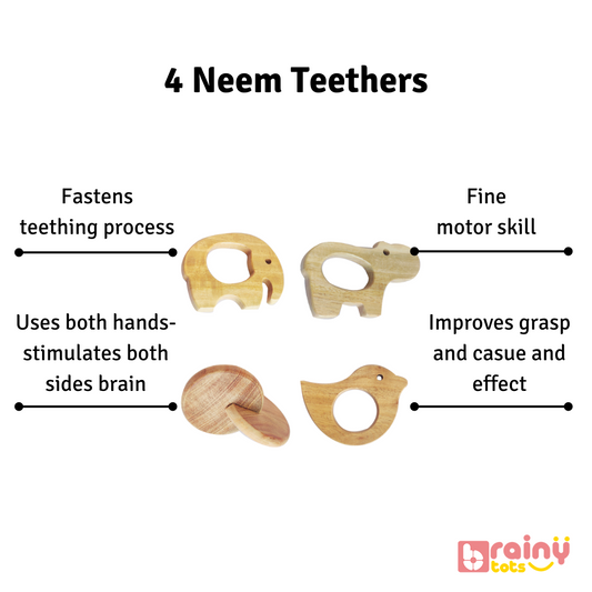 4 Neem Teethers