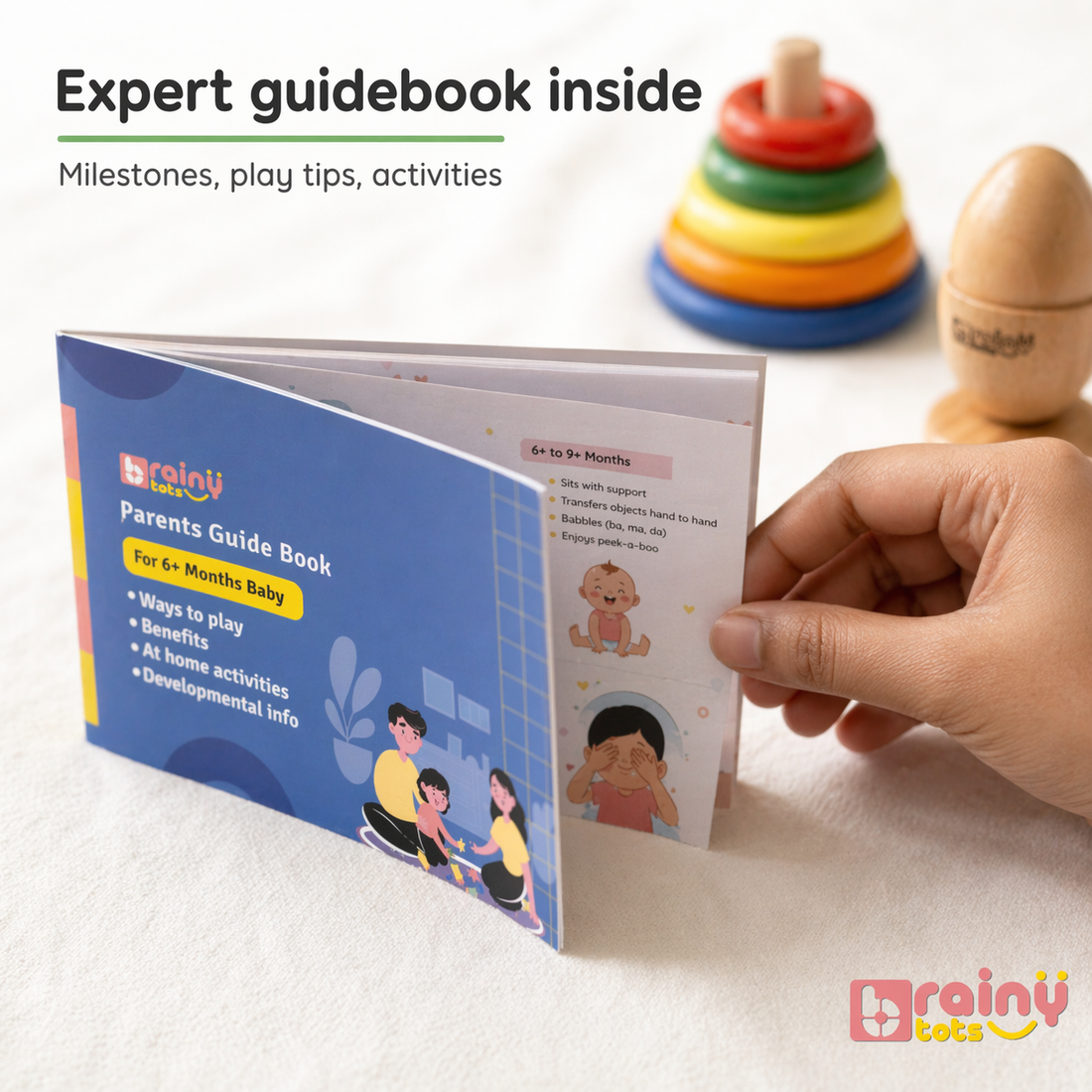 Problem Solver Kit for 6 Months to 2 Years | Parenting Guide Book + Problem Solving Toy Set | Object Permanence, Shape Sorting, Spatial Reasoning | Montessori Cognitive Development