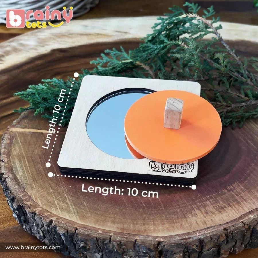 Wooden Shape Puzzle Set - Montessori Shape Sorting Toy for 1 Year Old