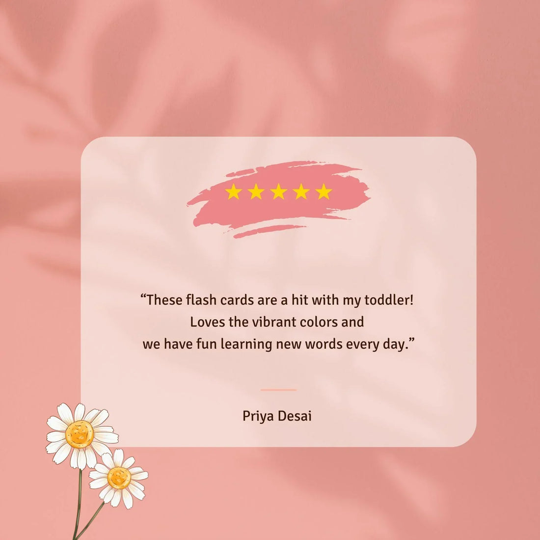 Flashcards Set of 4 - First Words & Everyday Language - Baby Flashcards for Early Learning