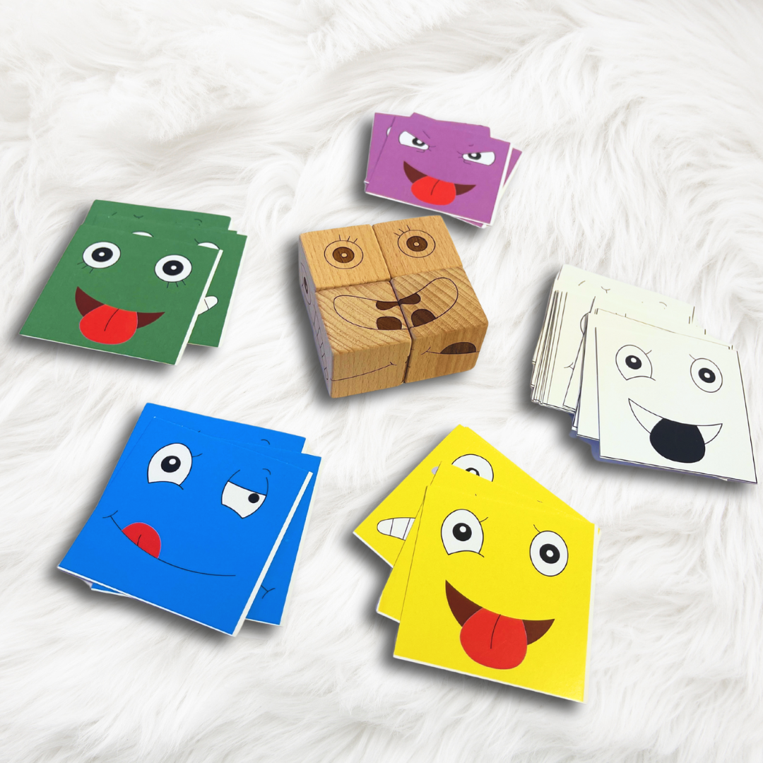 Faces Match Fun Cubes