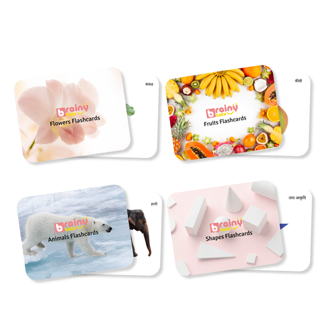 Flashcards Set of 4