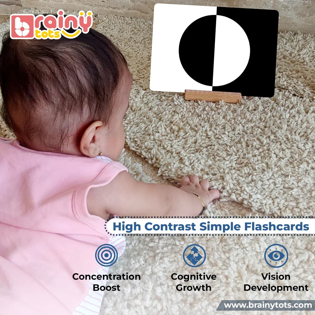 Reading Roots Kit for 0-12 Months | Parenting Guide Book + Sensory Cloth Book + Board Books Set + Flashcards with Mirror | Pre-Reading & Visual Development | By Harvard-Certified Expert