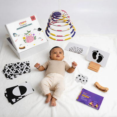 Newborn Baby Toys Gift Set (0-4 Months) | Montessori Toy Box | BrainyTots