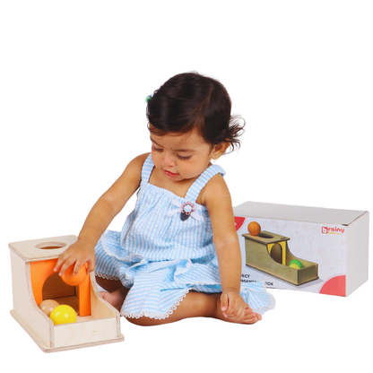 Object Permanence Box with 3 Balls