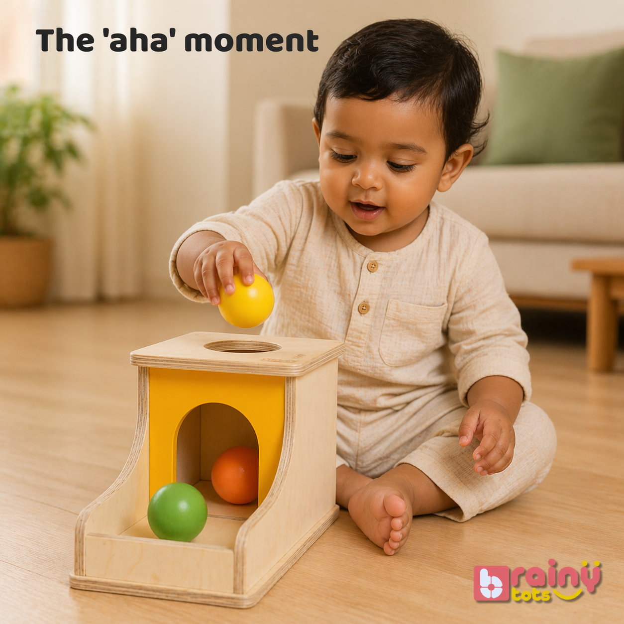 Object Permanence Box – “Where Did It Go?” Learning Toy