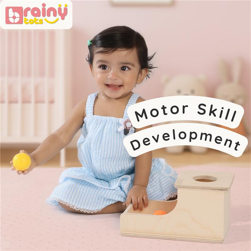 Object Permanence Box with 3 Balls