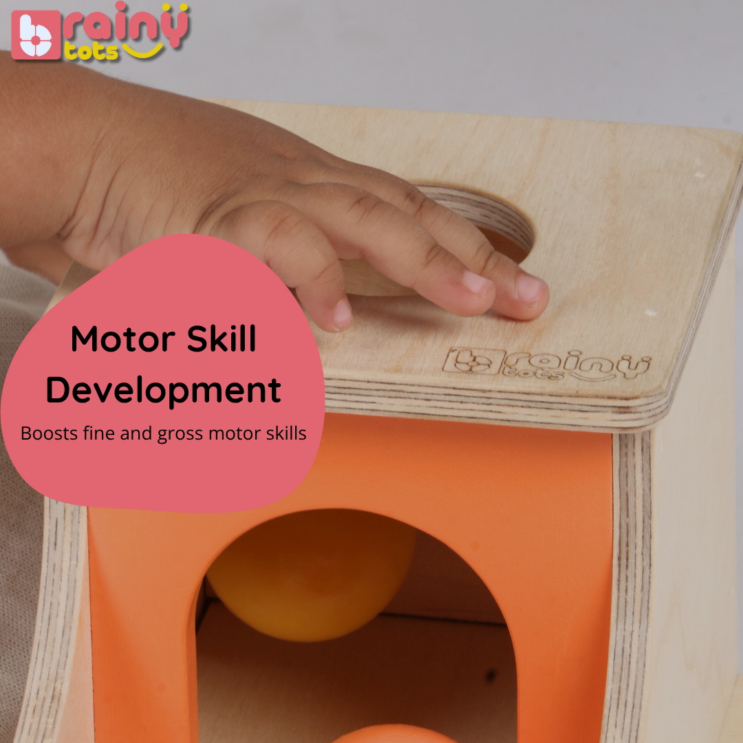 Object Permanence Box with 3 Balls