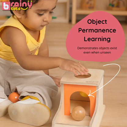 Object Permanence Box with 3 Balls