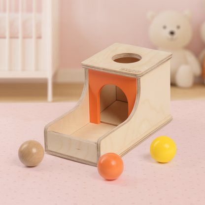 Object Permanence Box with 3 Balls