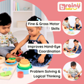 Montessori Problem Solving Kit For Babies - Montessori Wooden Toys Gift Set for 6-18 Months