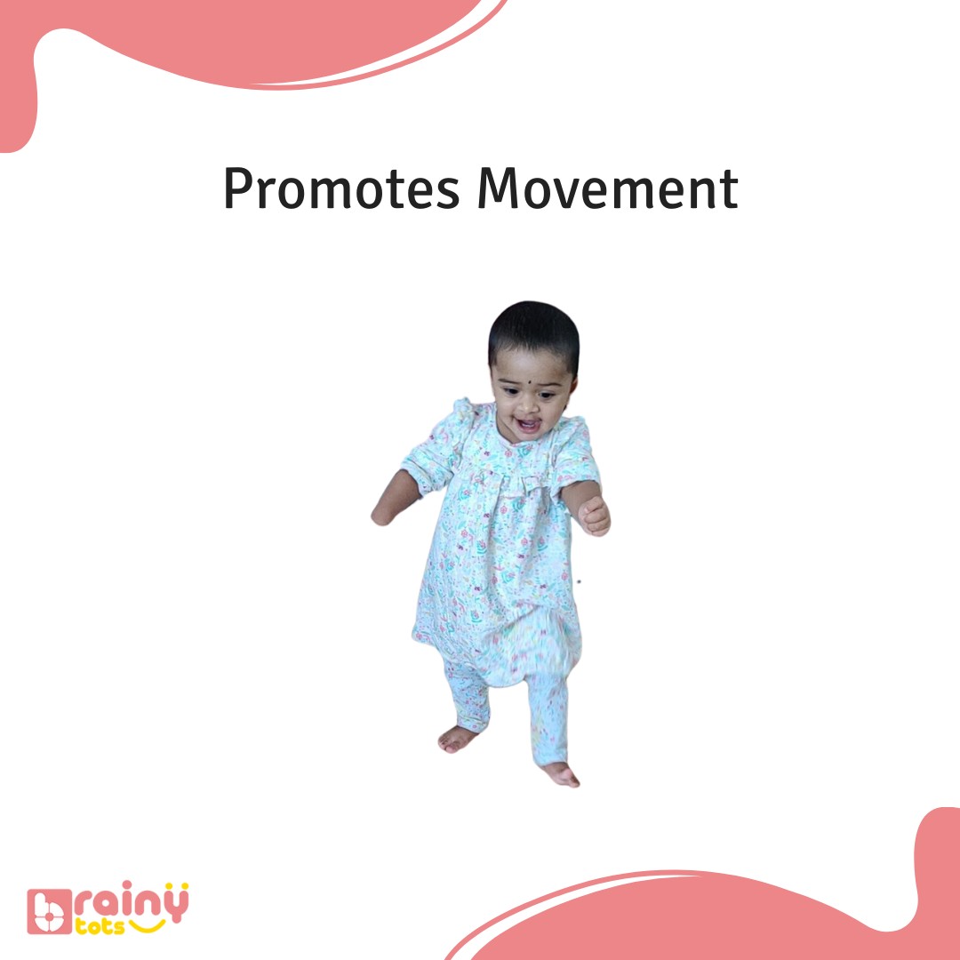 Explore how our Pull Toy encourages movement in babies, as shown in this image. Designed to motivate toddlers to walk and explore their environment, this toy supports physical development and active play.