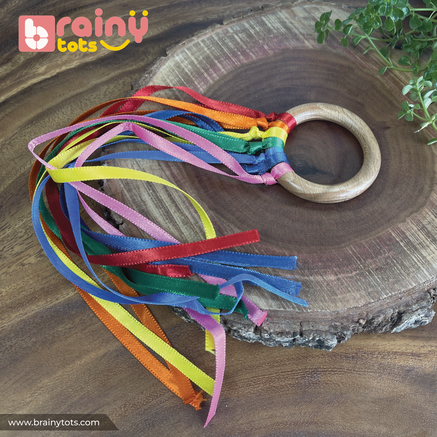 Rainbow Ribbon Teether