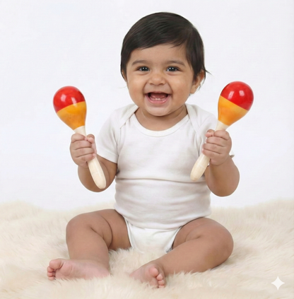 Montessori Egg Shakers – First Sound & Grasp Toy | Sensory Toy 0-18 Months