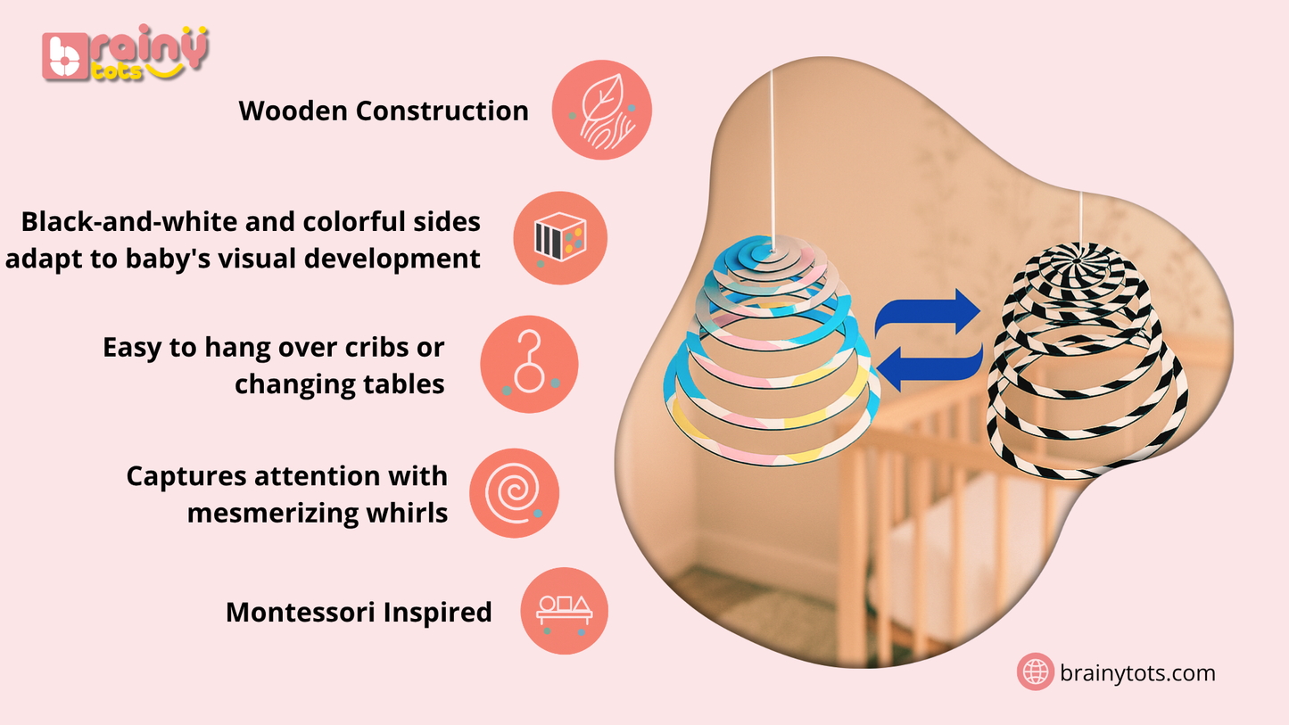 Spiral Hanging Toy Mobile | The Perfect First Gift