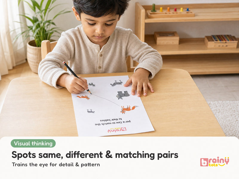Spots same, different & matching pairs
