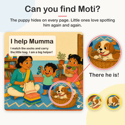 Good Habits with 3 Magic Words board book for kids 0–5 years: find moti