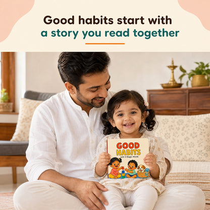 Good Habits with 3 Magic Words paperback for kids 3–6 years: lifestyle