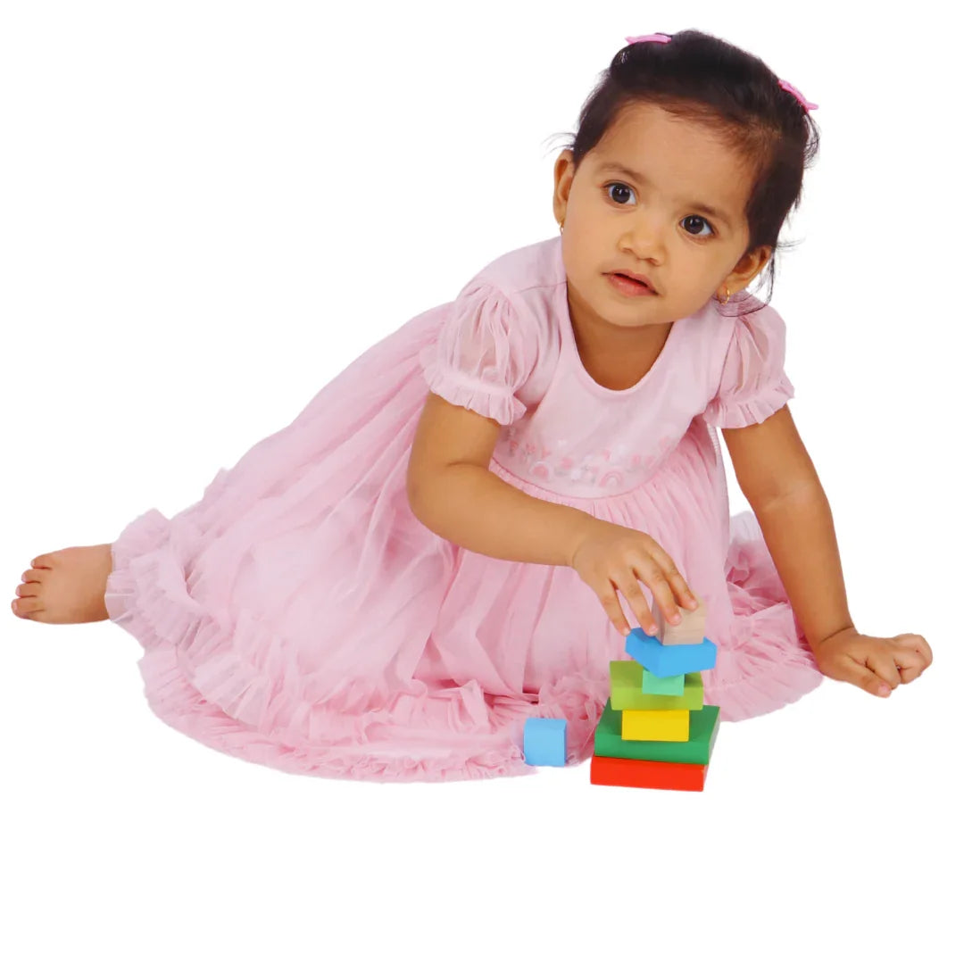 Every block placed correctly builds more than a cube. The BrainyTots Montessori Geometric Rainbow Blocks help toddlers develop patience, confidence, problem-solving skills, and logical thinking while learning through joyful, hands-on exploration.