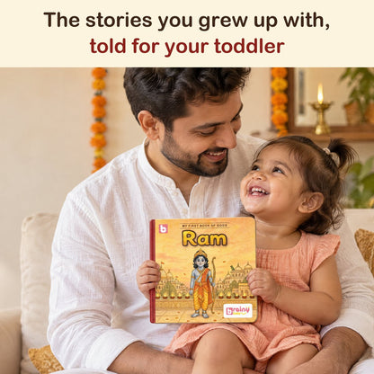 My First Book of Gods: Ram – The Prince Who Kept His Promise, board book for kids 1–5 years: reading together